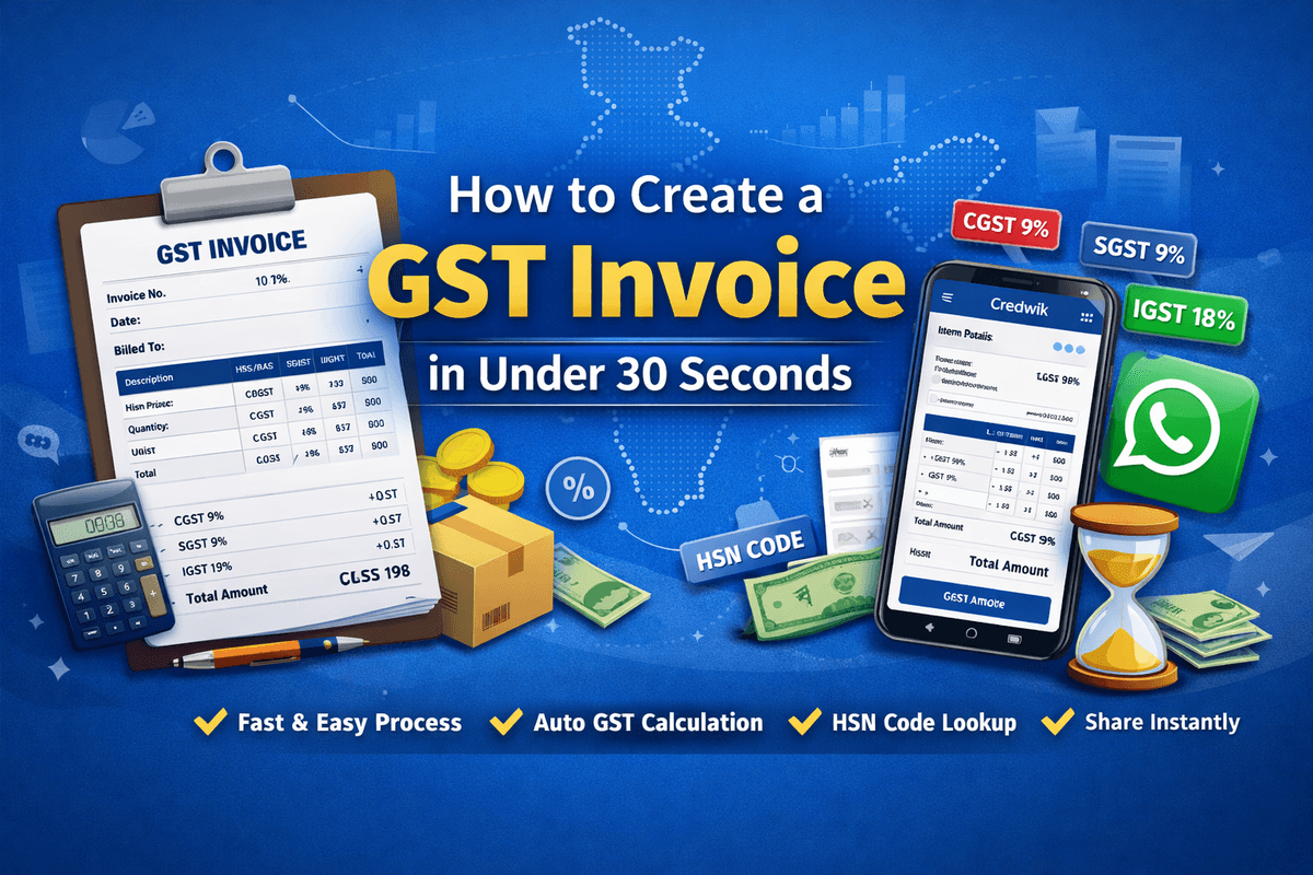 How to Create a GST Invoice for Your Small Business in India (2026 Guide)