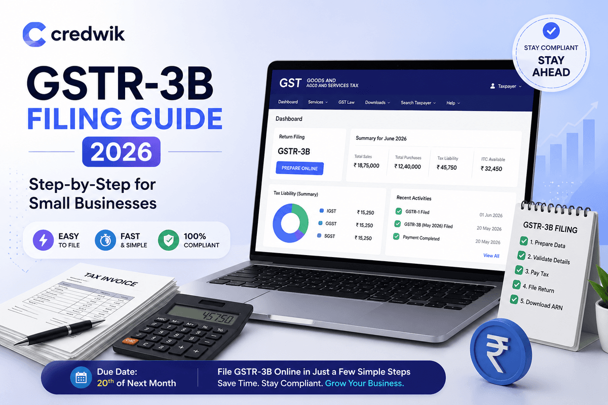 How to File GSTR-3B Online: A Step-by-Step Guide for Small Businesses (2026)