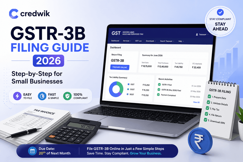 How to File GSTR-3B Online: A Step-by-Step Guide for Small Businesses (2026)